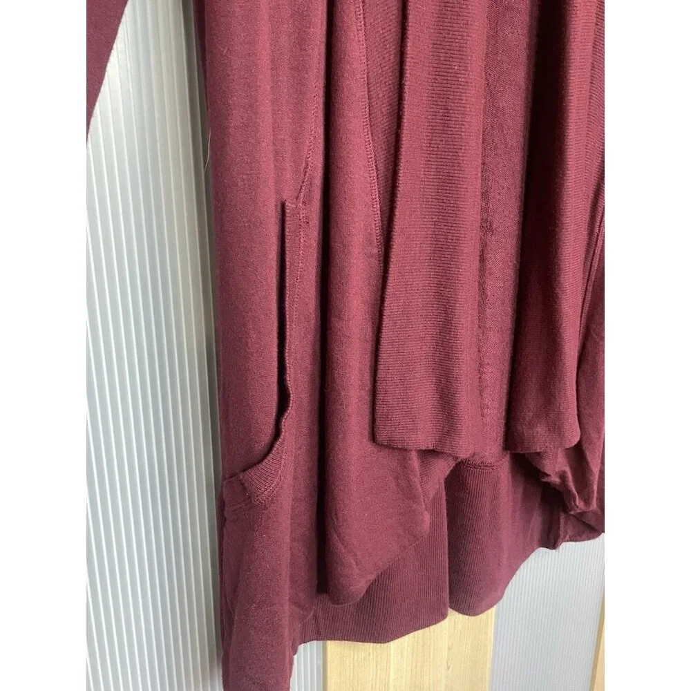 Athleta Sweater‎ Womens XS Pranayama Wrap Thumbholes Cardigan Open Yoga Casual